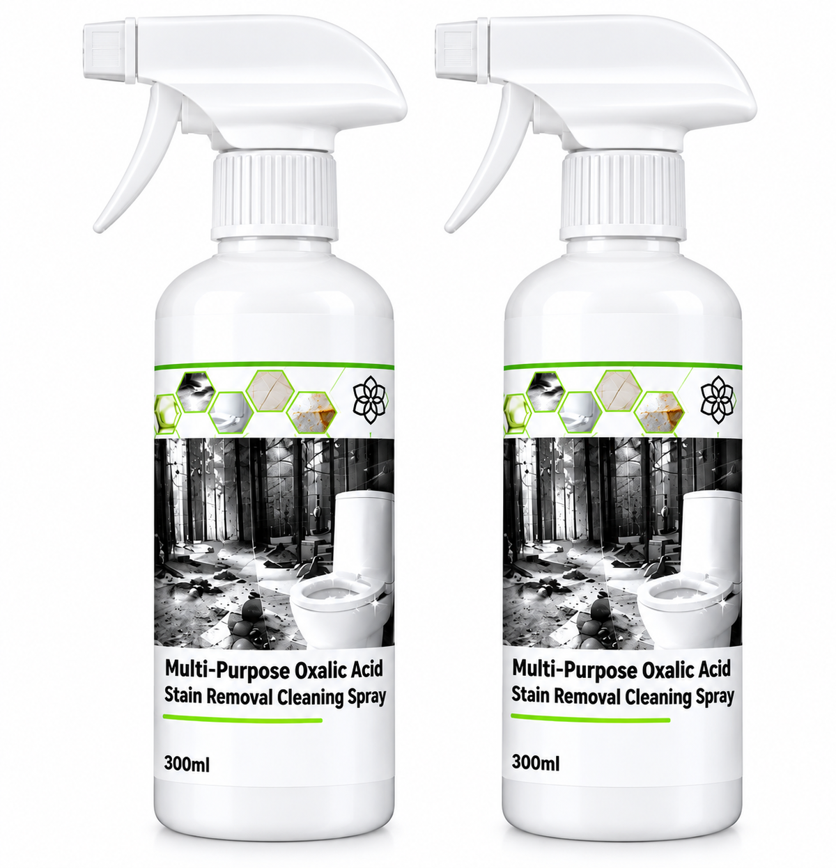 Multi-Purpose Oxalic Acid Stain Removal Spray (Pack of 2)
